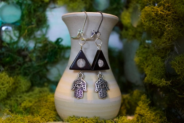 protective hamsa dangles