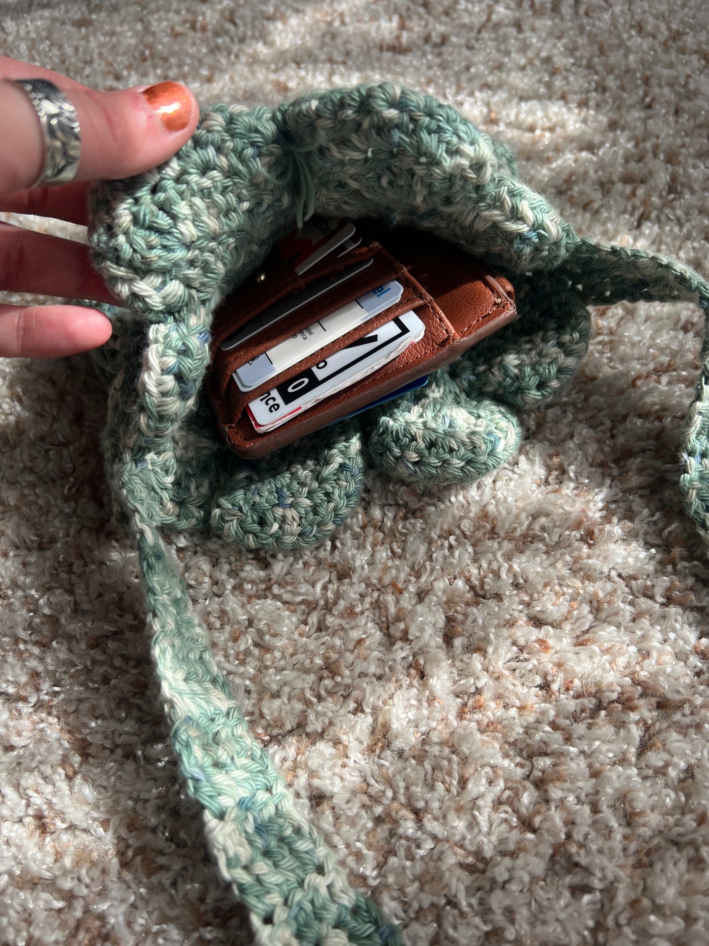 four-leaf clover bag