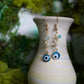 Aqua Evil Eye dangles