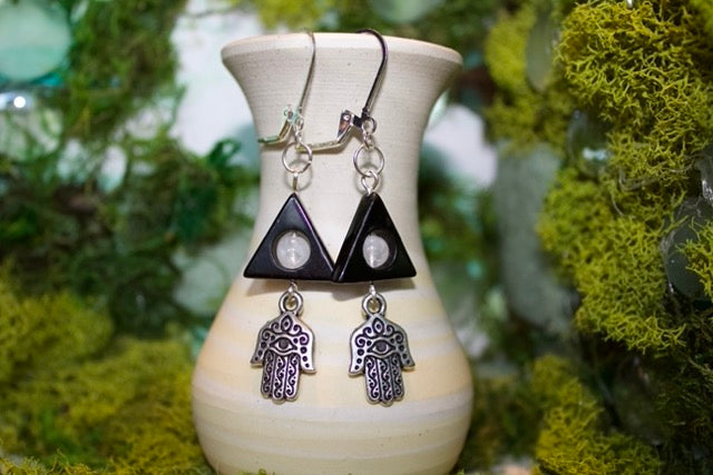 protective hamsa dangles