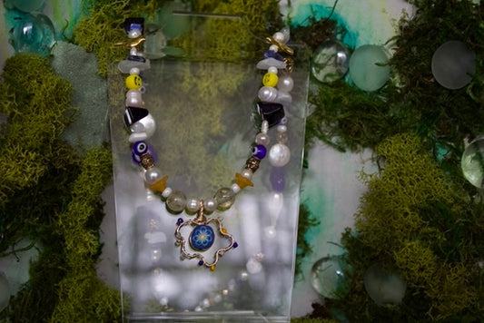 golden dayflower choker