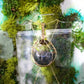 golden moon goddess pendant