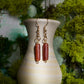 gold sunstone dangles