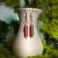 gold sunstone dangles
