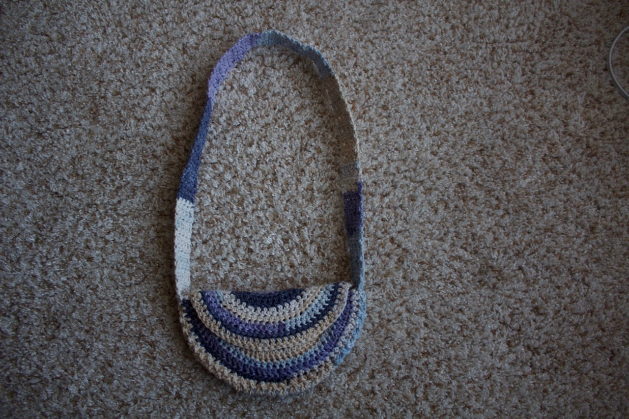 sandy blue crossbody bag